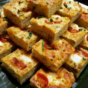 vegetarian frittata squares
